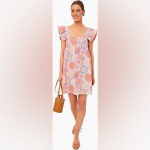Tuckernuck x Cameran Eubanks Wimberly Folly Floral Hazel Flutter Sleeve Dress L